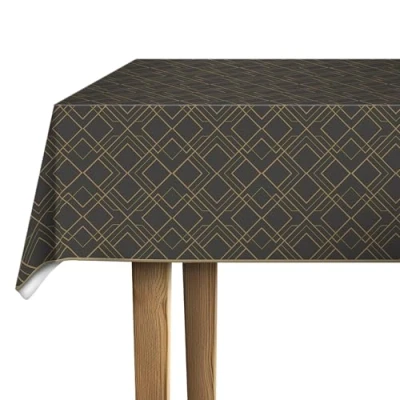 Imagen de d c fix mantel hule mesa Monte Carlo Linas antimanchas resinado impermeable moderno plastico pvc vinilo para interior y exterior 150 cm x 220 rectangular