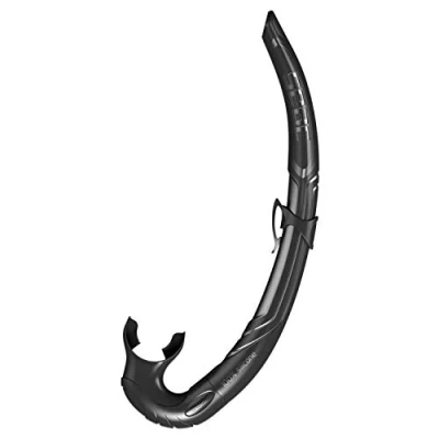 Imagen de SEAC Liquid, Tubo Plegable de Buceo, Pesca Submarina y Snorkeling Ultraflexible, Negro