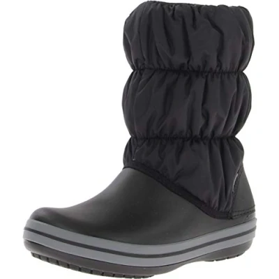 Imagen de Crocs Botas de Nieve para Mujer, Negro (Black/Charcoal 070), 37/38 EU