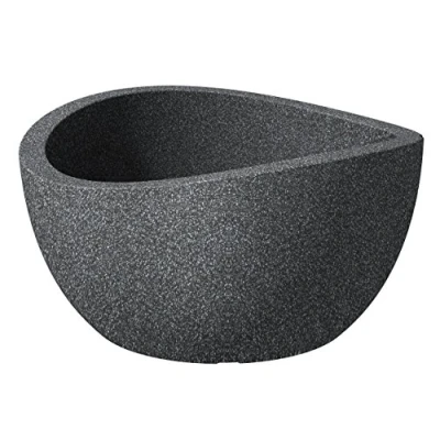 Imagen de Scheurich Wave Bowl 39x39x21cm Schwarz Granit