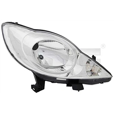 Imagen de TYC 20 11608 15 2 Faros izquierda H4 para circulación por la derecha con electromotor PEUGEOT: 107 Hatchback