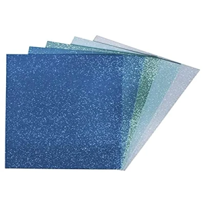 Imagen de Rayher Hobby 75438999 Placas de gomaespuma (20 x 30 0,2 cm), color azul y verde