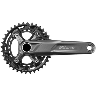 Imagen de SHIMANO FC M5100 Juego de bielas DEORE 2x11V 36/26 Dientes x 175 mm, Unisex Adult, Black, One Size