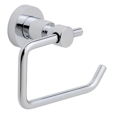 Imagen de tesa Loxx Portarrollos para rollo extra, metal cromado brillante, autoadhesivo, tecnología adhesiva de montaje, 185 x 65 92 mm