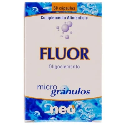 Imagen de NEO Fluor Para Dientes y Huesos Oligoelemento sin Alérgenos 50 Cápsulas