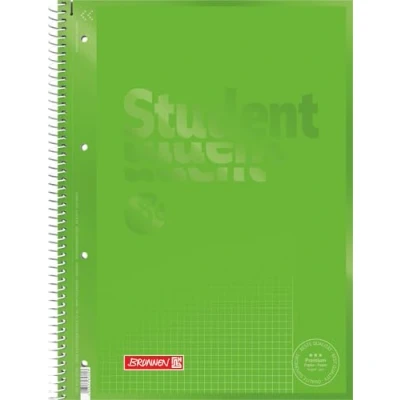 Imagen de Brunnen 1067926152 Bloc de notas, A4 cuadrado, tamaño línea 26, 90 g / m², 80 hojas verdes