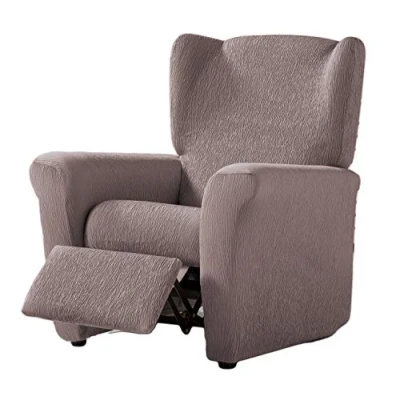 Imagen de Estoralis Beta Funda Sillon de Diseño Moderno Tejido Elastico Rosa para Relax 70 a 90 cm. Protector Adaptable Todo Tipo Sillones