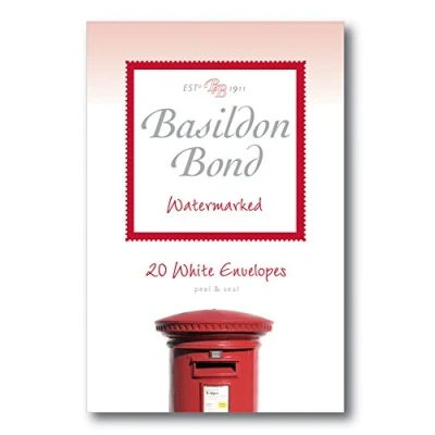 Imagen de Basildon Bond Duque 95 x 143 mm autoadhesivos y Envelope Blanco (Pack de 20)