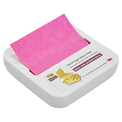 Imagen de 3M Genuino Post It Notas en Dispensador Adhesivo Encendido Escritorio Nevera