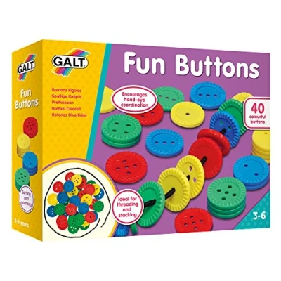 Imagen de Galt Toys, Fun Buttons, Threading Toy, Ages 3 Years Plus