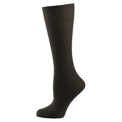 Imagen de Nur Die Knie Cotton Sensation Calcetines Altos, 60 DEN, Negro (Negro 94), Talla única Grande para Mujer