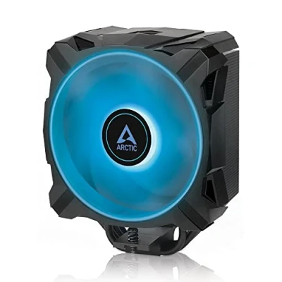 Imagen de ARCTIC Freezer A35 RGB Ventilador CPU, CPU Cooler, Disipador de Torre única específico para AMD, P 120 mm con presión optimizada, 2001700 rpm, 4 Heatpipes, Incl. MX 5 Negro