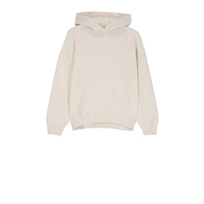 Imagen de ECOALF Sudadera Mujer Monsalf, de Algodón Orgánico y Reciclado, con Capucha, Manga Larga, Cómoda Versátil, Básica, Talla S, Color Blanco