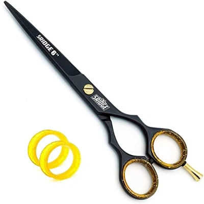 Imagen de Tijeras de peluquería corte pelo peluquero Cuchilla afeitar acero inoxidable para peluqueros, hombres, mujeres y niños