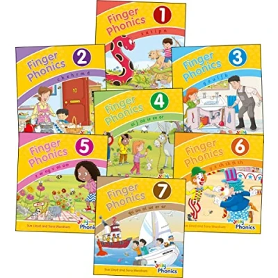 Imagen de Finger Phonics Books 1 7: In Precursive Letters (british English Editi