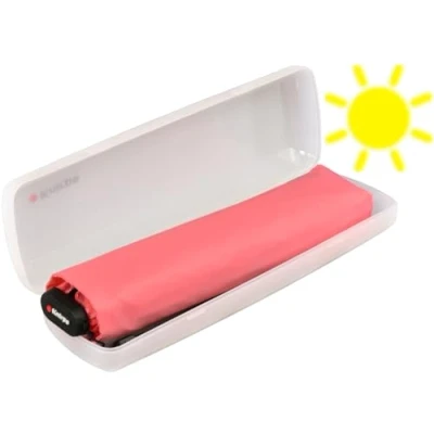 Imagen de Knirps Paraguas de bolsillo US.050 Ultra Light Slim con protección UV en estuche, color rosa