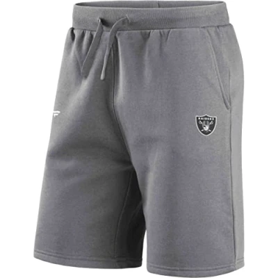 Imagen de Fanatics Vegas Raiders Primary Graphic Pantalón corto de deporte, Hombre, Talla: Medium, Sport gray heather