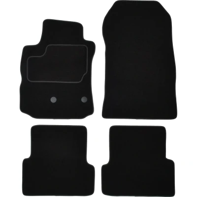 Imagen de MAMMOOTH A041 RNT380 PRM 01 Juego de alfombrillas suelo textil delante y detrás 4 negro RENAULT: Clio 3, 4, Captur