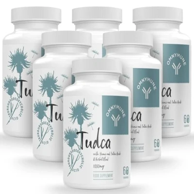 Imagen de Suplemento de soporte hepático TUDCA 1000 mg por porción, ácido tauroursodesoxicólico para desintoxicación y limpieza 360 cápsulas