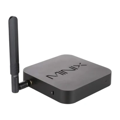 Imagen de MINIX Z83 4 Plus/MAX GB/64 GB Mini PC sin Ventilador, procesador Intel Cherry Trail, Windows 10 Pro [Wi Fi de Doble Banda/Gigabit Ethernet/Doble salida/4K/Bluetooth/encendido automático]