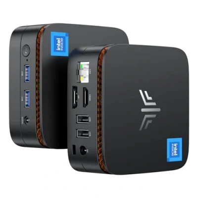 Imagen de NiPoGi AK1 Plus Mini PC Ιntel 12TH Alder Lake N100(hasta 3.4GHz,6W),16GB DDR4/512GB M.2 SSD,Mini Ordenadores de Sobremesa,2xHDMI,4K@60HZ,BT4.2/WiFi5,RJ45,Mini Computadora para Negocios/Escuela