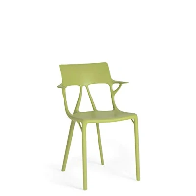 Imagen de Kartell A.I. Silla, Polipropileno, Verde, H 81 cm, 2 Unidades