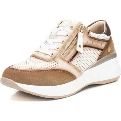 Imagen de XTI Zapatilla Cierre de Cremallera para Mujer, Color: Marron, Talla: 40