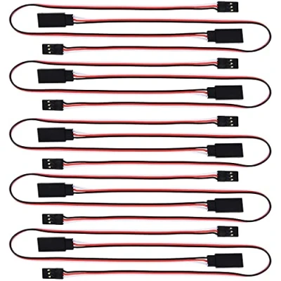 Imagen de YIXISI 10 Piezas Cable de Extension Servo, 300mm JR Servo Extensión para Futaba RC Accesorios