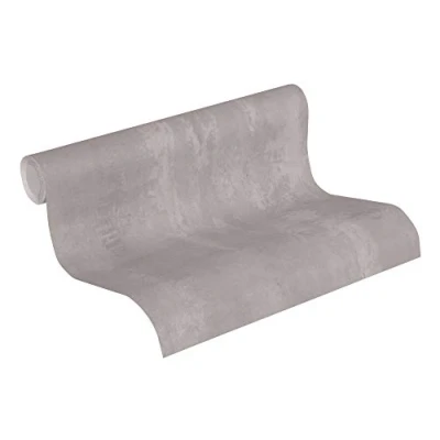 Imagen de A.S. Création Papel pintado Liso Neue Bude 2.0 Ed.II tejido no 10.05 m x 0.53 Gris Fabricado en Alemania 374121 37412 1