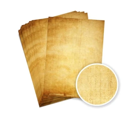 Imagen de Partycards Papel de Escribir 50 Hojas MarrónFormato DIN A4 (21,0 x 29,7 cm)Gramaje 90 g/m² impresión a Doble Cara, Adecuada para Todas Las impresoras