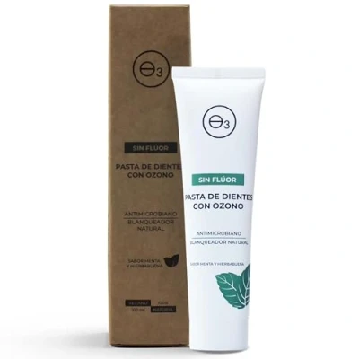 Imagen de Ozono D&#039;OR Pasta de Dientes Sin Fluor ni Sulfatos 100% Natural BIO con Blanqueante Encias Sensibles Certificados 100 ml
