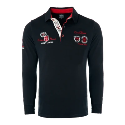Imagen de Carisma MIT UND Stickerei Rugby TEAM Polo, Hombre, Talla: 3XL, Schwarz