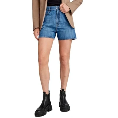 Imagen de G STAR Raw High Short Edge Pantalones Cortos, Azul (Faded Cliffside Blue D24382 d536 g326), 24W para Mujer