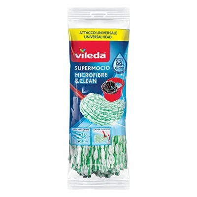 Imagen de Vileda fregona, Microfibra, Blanco/Verde, Talla única
