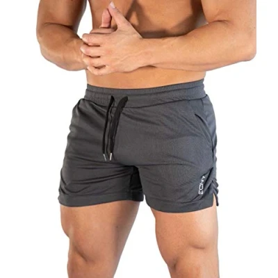 Imagen de Superora Hombres Running Gym Pantalones Cortos Deportivos de Entrenamiento al Aire Libre Transpirables con Bolsillos