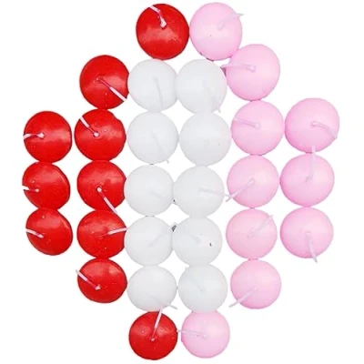 Imagen de BOBOZHONG Velas flotantes,30 Piezas Floating Candles,Velas Flotantes sin Perfume,Velas de Candelitas Cálidas Flotantes,para centros Mesa,para Piscina,hogar,Boda,Fiesta
