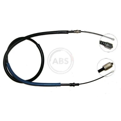 Imagen de A.B.S. K15508 Cable de Freno Mano 1600 Tambor para dirección izquierda/derecha PEUGEOT: 306 Hatchback, Berlina