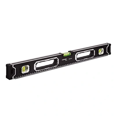 Imagen de MIVOS nivel de burbuja aluminio con sistema magnético y carcasa aluminio, 3 libélulas. Alta precisión, magnético, 600 mm, VR 4513