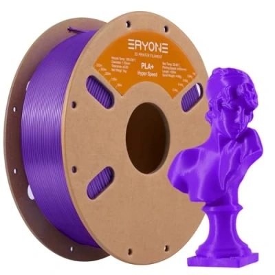 Imagen de ERYONE High Speed Filament PLA+ 1.75mm +/ 0.03mm, 3D Printing PLA Pro Fit Most FDM Printer, 1kg / Spool,Purple