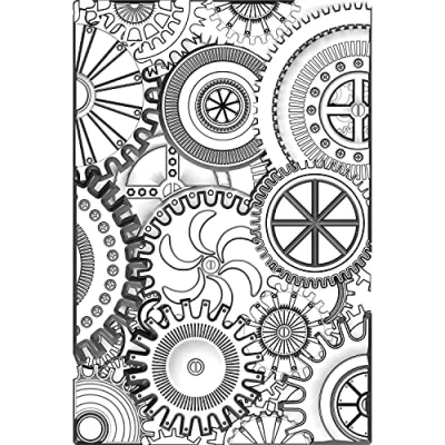 Imagen de Sizzix Surfacez Papel crepé, 30,5 x 61 cm, Serenity, 10 Hojas, 664669, Serenidad, Talla única