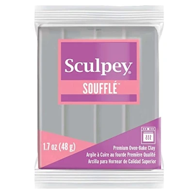 Imagen de Sculpey SU 6645 48 g Barra individual de arcilla Soufflé, hormigón