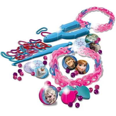 Imagen de Liscianigiochi Frozen Reina de las nieves Pocket Bijoux Crea tus Joyas Juego creativo para niñas a partir 6 años (49189) (Modelo aleatorio entre 3 versiones), Color Surtido