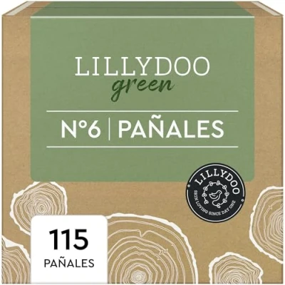 Imagen de pañales LILLYDOO green con un impacto ambiental reducido, talla 6 (13 18 kg), 115 (FSC Mix)