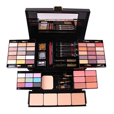 Imagen de PhantomSky 39 Colores Cosmético Kit Maquillaje Set de Regalo profesional Paleta Sombra Ojos con Lápiz labial, Blush y Corrector #1 Perfecto para el uso diario