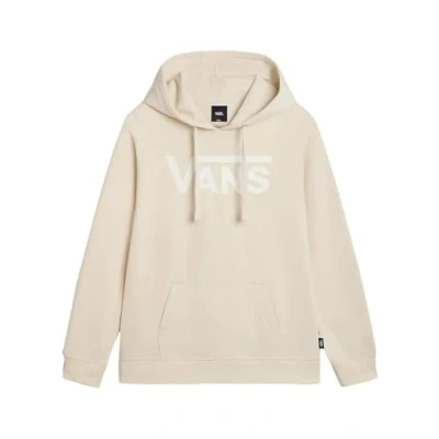 Imagen de Vans WM Drop V Logo Hoodie b Sudadera con Capucha, Beige, XS para Mujer
