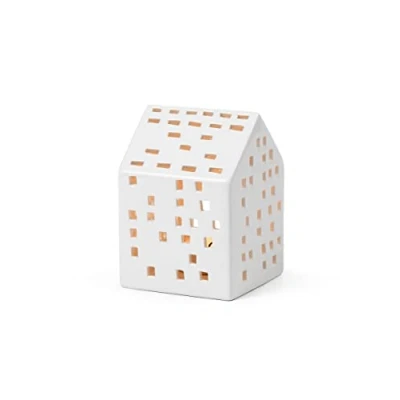 Imagen de Kähler Lichthaus Classic Urbania Objeto Coleccionable, diseño danés, Color Blanco