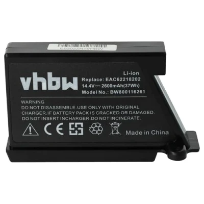 Imagen de vhbw Batería Li Ion 2600mAh (14.4V) para Robot limpiasuelos autónomo de Limpieza LG HomBot VR6171LVM, VR6260, VR62601LV, VR62601LVM, VR6260LV
