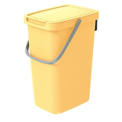 Imagen de Keden Systema Q Cubo de Basura Reciclaje (12L, Amarillo Claro)