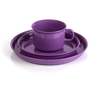 Imagen de Kimmel 21 000 2009 5 Juego de taza y plato infantil (plástico), color morado