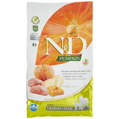 Imagen de Farmina N&amp;D Calabaza y Jabalí Adult Medium &amp; Maxi Grain Free 2350 2,5 kg